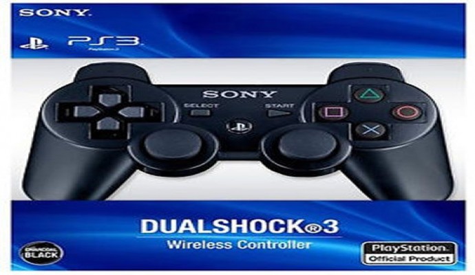 وحدة تحكم لاسلكية بتصميم مزدوج واقي للصدمات لاجهزة سوني بلاي ستيشن 3 - بلون اسود