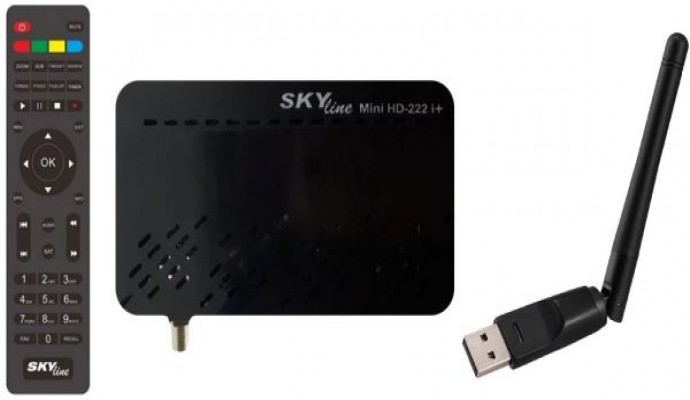ريسيفر ميني اتش دي من سكاي لاين 222i - مع قطعة واى فاى .