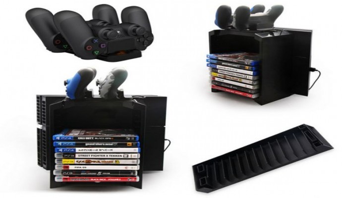 حامل شاحن متعدد الوظائف دوك ستيشن لاجهزة بلاي ستيشن 4