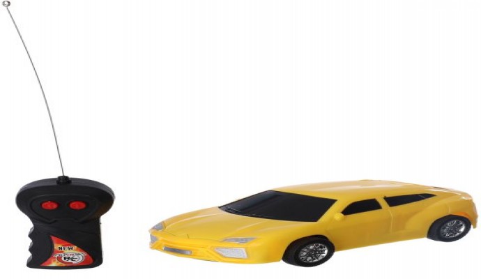 سيارة رونغهوا تويز بجهاز تحكم عن بعد - اصفر