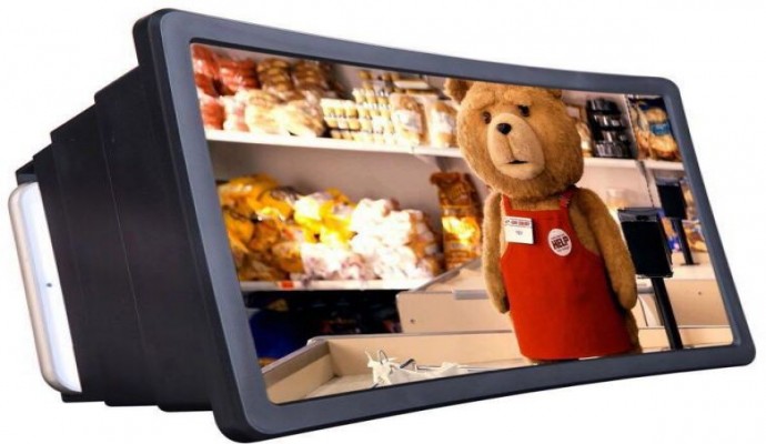 F2 Mobile Phone 3D Screen Magnifier 3D video Screen Amplifier 2nd Generation