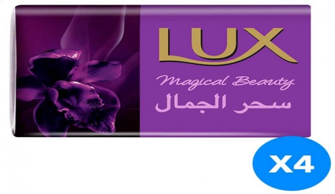 صابون سحر الجمال من لوكس، 4 قطع - 120 جم