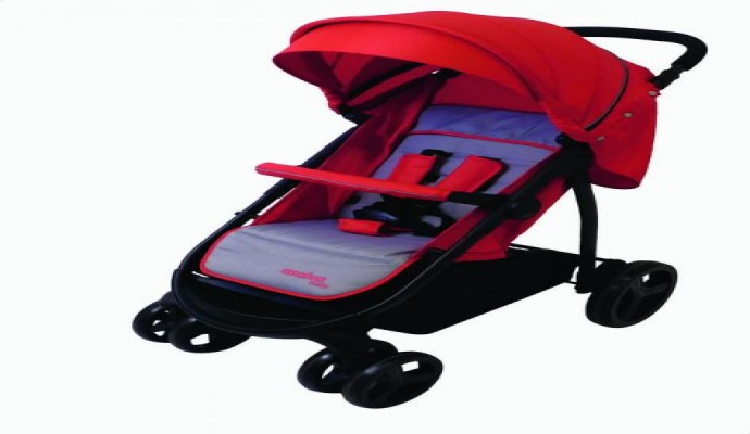 عربة اطفال للجنسين من اسالفو - احمر