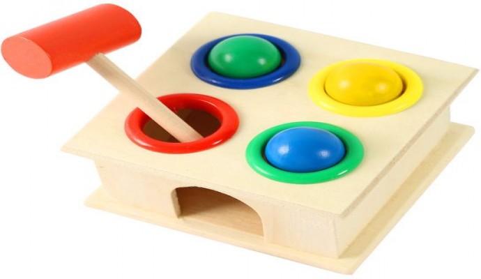 صندوق مطرقة صغير من كياو وا، العاب تعليمية