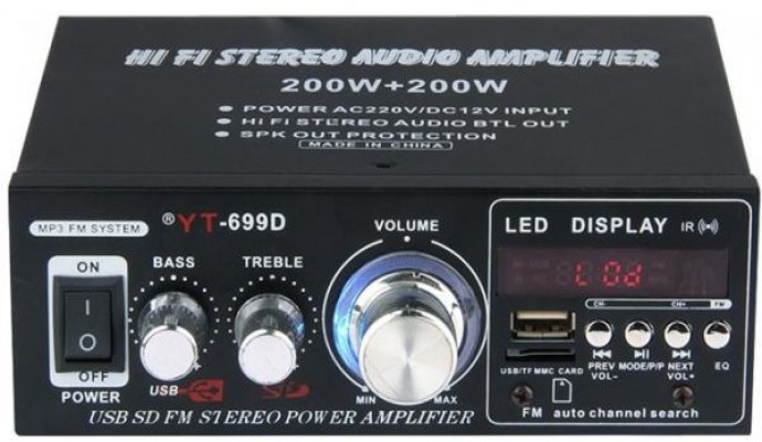 مصغرة مكبر للصوت USB، MP3، بلوتوث، جهاز التحكم عن بعد