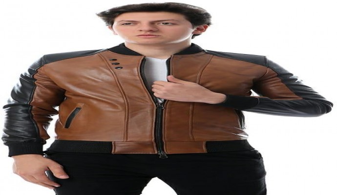 جاكت هارلي جلد طبيعي طراز راكبي الدراجات الهوائيه