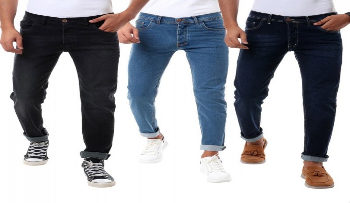 بنطلون جينز قصة ضيقة