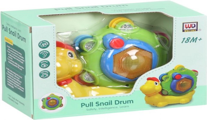 Weidey WD3649 Pull Snail Drum مع 10 أصوات