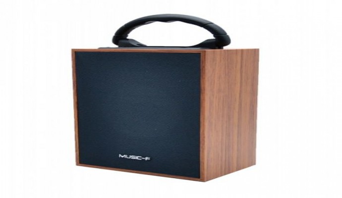 مكبر صوت خشبي وسائط نقية Music-F _D005A