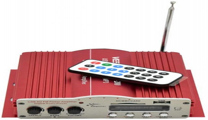 Hi Fi Stereo Amplifier 2 Channel Output Power / USB / FM / AUX / SD Card