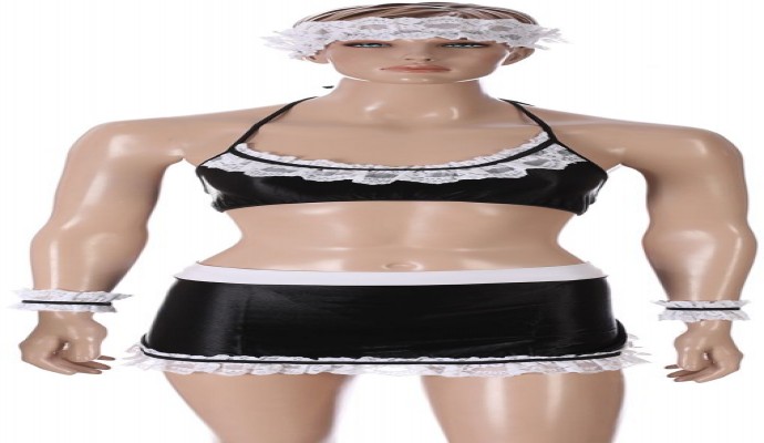 فستان لانجيرى  - اسود